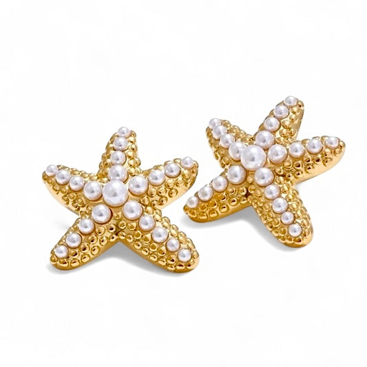 Starlit Pearl Earrings