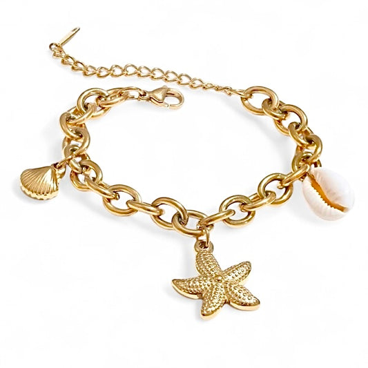 Golden Tide Charm Bracelet