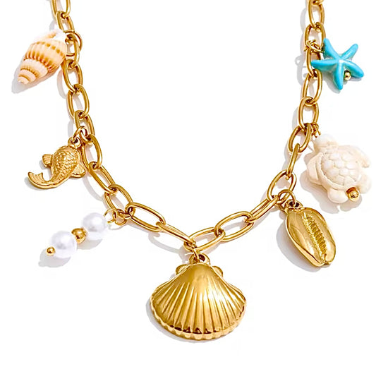 Ocean Charm Necklace