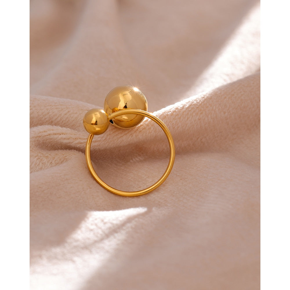Stainless steel ball ring, adjustable