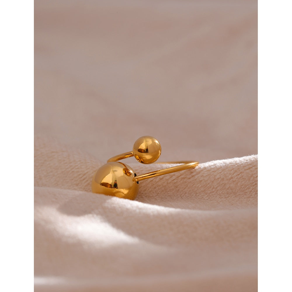 Stainless steel ball ring, adjustable