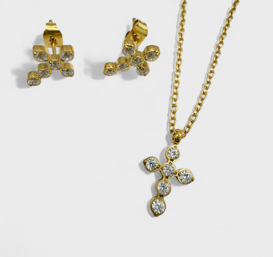 Cross gold set